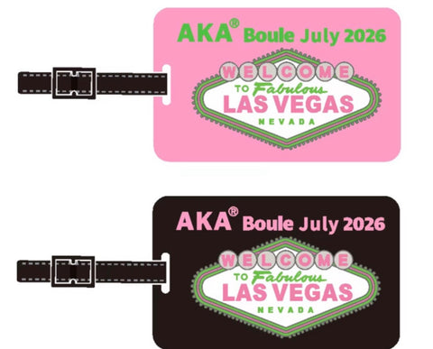 AKA Vegas Boule Luggage Tags (Set of 2)