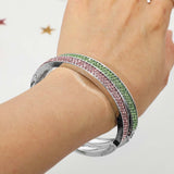 Stylish Rhinestone Bangle Bracelets
