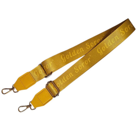 Golden Soror AKA Adjustable Purse / Bag Strap - Limit 3 Per Order