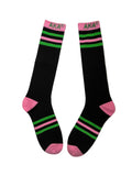 Black Long AKA Striped Knee Socks