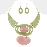 Acetate Statement Necklace