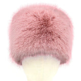 Faux Fur Furry Cossack Style Winter Hat
