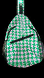 AKA Houndstooth Sling Backpack