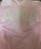 Pearl AKA Pink Polyester Mesh Jersey - AKA STYLE