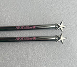 2 Pack Sleek Silver Star AKA Pens- 2 Pens