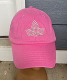 3D Pearl Ivy PINK Cap