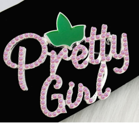 Pink Pearl Pretty Girl Ivy Pin