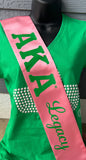 AKA Legacy Satin Sash