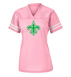 SAINTS Pink Polyester Mesh Jersey - AKA STYLE