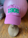1908 Chenille Pink Cap