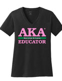 AKA EDUCATOR Tee- Black or White