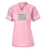 NY Giants Pink Polyester Mesh Jersey - AKA STYLE