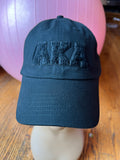 AKA Black on Black Chenille Cap