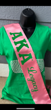 AKA Legacy Satin Sash