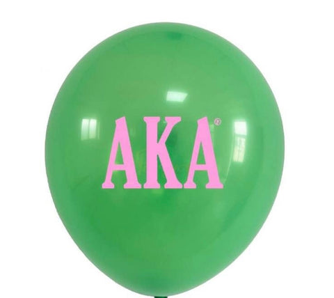 GREEN AKA Balloons (Set of 10)