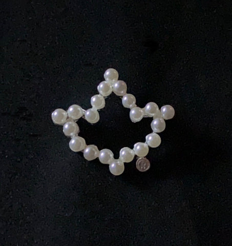 Ivy Pearl Lapel Pin - Small