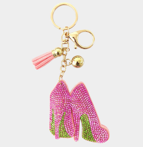 Pink and Green Sparkle Shoe Bag/Purse Candy