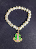 Gold AKA Shield Charm Bracelet