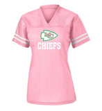 CHIEFS Pink Polyester Mesh Jersey - AKA STYLE