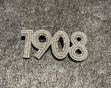 3 Layer Pearl & Rhinestone AKA 1908 Lapel Pin