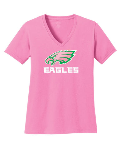 The Eagles Pink Vneck Shirt