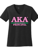 AKA Principal Vneck Tshirt-Black or White