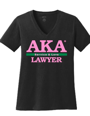 AKA Lawyer Tee- Black or White