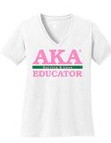 AKA EDUCATOR Tee- Black or White